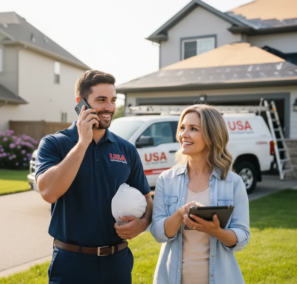 USA Roof Repair Experts customer support in Cowan
